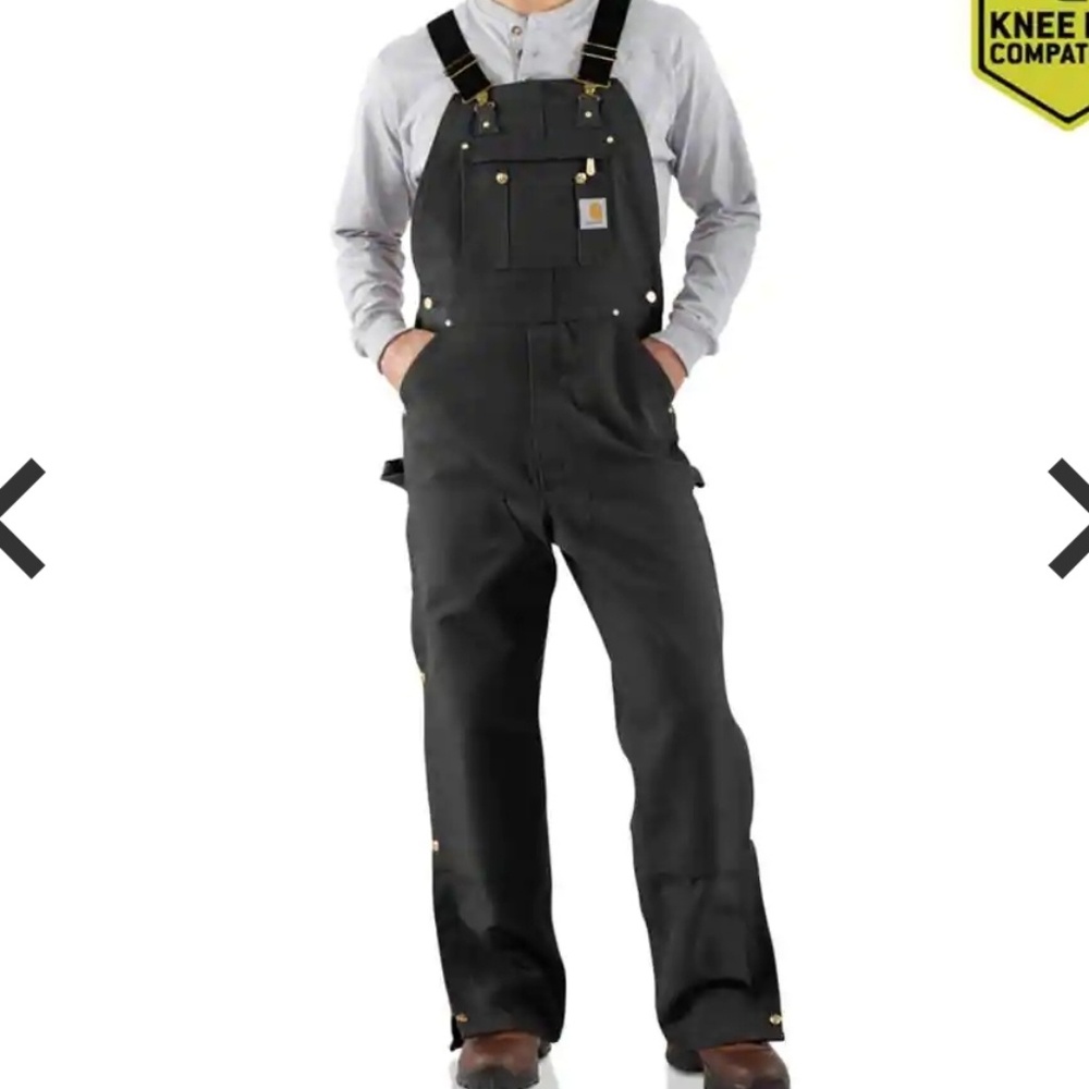 Black insulated Bibs